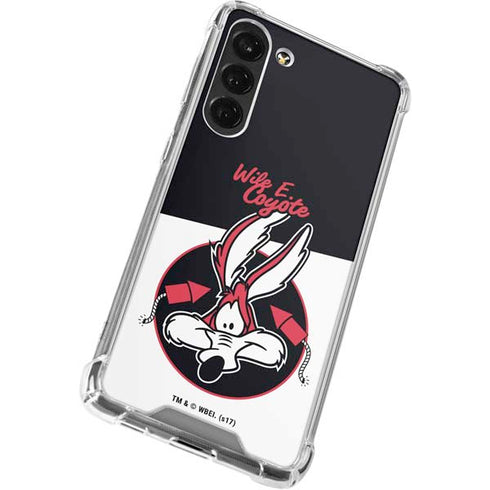 Looney Tunes Retro Wile E Coyote Galaxy S24 FE Clear Case