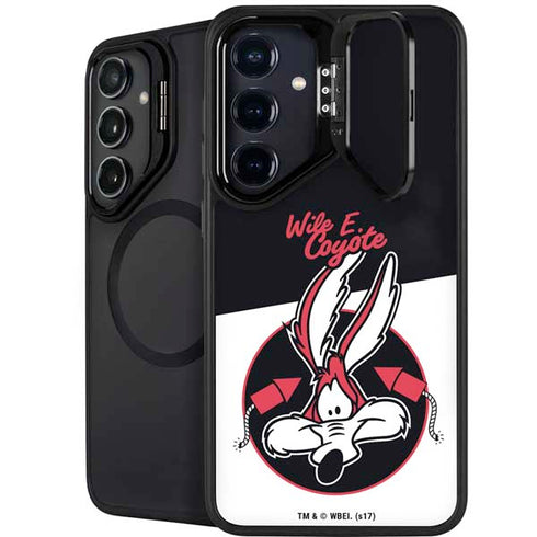 Looney Tunes Retro Wile E Coyote Galaxy S25 Kickstand Case