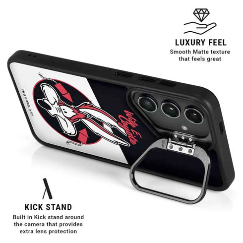 Looney Tunes Retro Wile E Coyote Galaxy S25 Kickstand Case