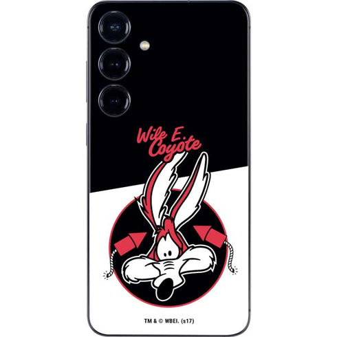 Looney Tunes Retro Wile E Coyote Galaxy S24 Plus Skin