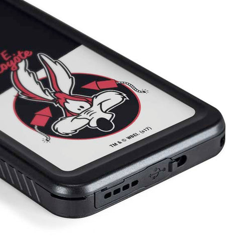 Looney Tunes Retro Wile E Coyote Galaxy S24 Plus Waterproof Case