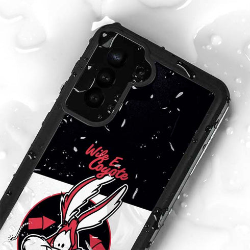 Looney Tunes Retro Wile E Coyote Galaxy S24 Plus Waterproof Case