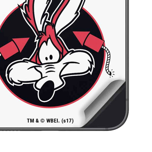 Looney Tunes Retro Wile E Coyote Galaxy S25 Skin