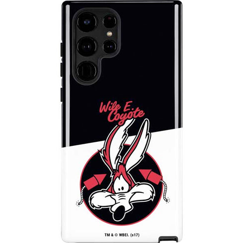 Looney Tunes Retro Wile E Coyote Galaxy S25 Ultra Impact Case