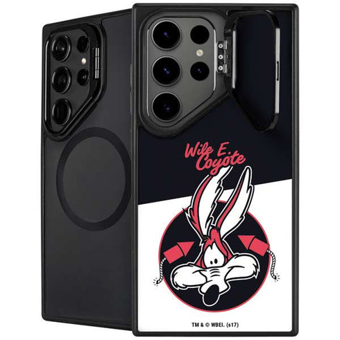 Looney Tunes Retro Wile E Coyote Galaxy S24 Ultra Kickstand Case