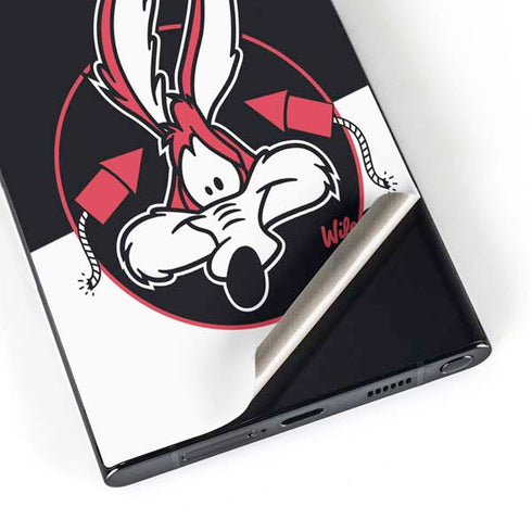 Looney Tunes Retro Wile E Coyote Galaxy S24 Ultra Skin