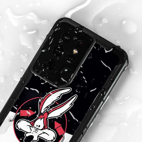 Looney Tunes Retro Wile E Coyote Galaxy S24 Ultra Waterproof Case