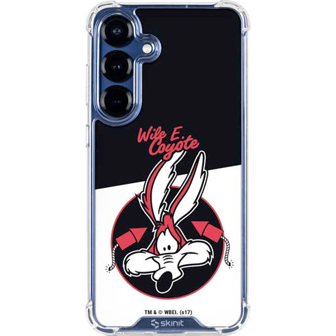 Looney Tunes Retro Wile E Coyote Galaxy S25 Clear Case