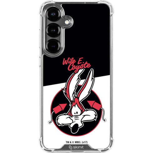 Looney Tunes Retro Wile E Coyote Galaxy S26 Plus Clear Case