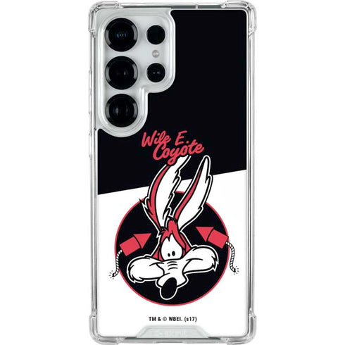 Looney Tunes Retro Wile E Coyote Galaxy S26 Ultra Clear Case