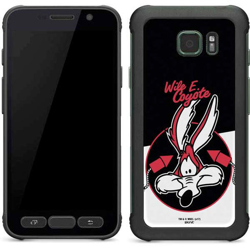 Looney Tunes Retro Wile E Coyote Galaxy S7 Active Skin