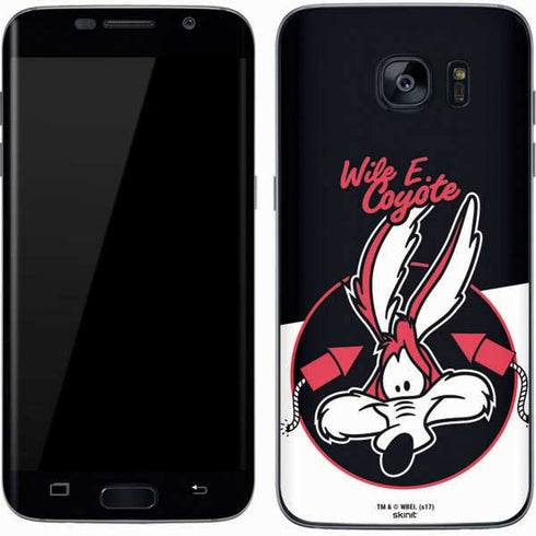 Looney Tunes Retro Wile E Coyote Galaxy S7 Skin