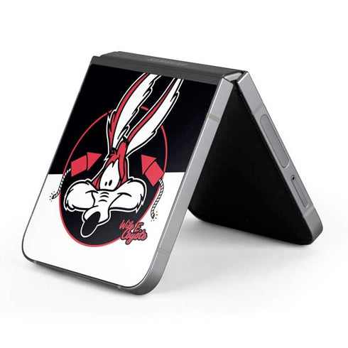 Looney Tunes Retro Wile E Coyote Galaxy Z Flip6 Skin