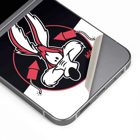 Looney Tunes Retro Wile E Coyote Galaxy Z Flip6 Skin