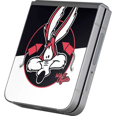 Looney Tunes Retro Wile E Coyote Galaxy Z Flip6 Skin