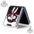 Looney Tunes Retro Wile E Coyote Galaxy Z Flip6 Clear Case