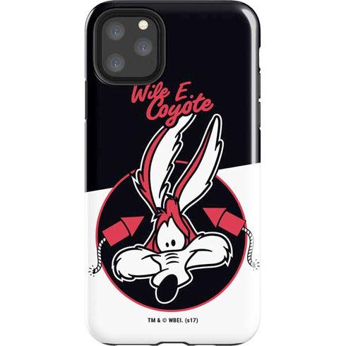 Looney Tunes Retro Wile E Coyote iPhone Cases