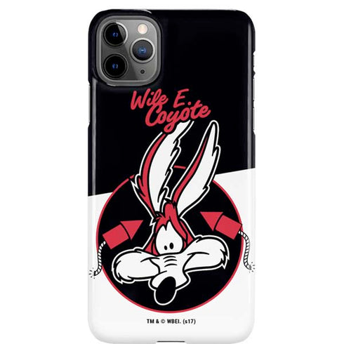 Looney Tunes Retro Wile E Coyote iPhone Cases
