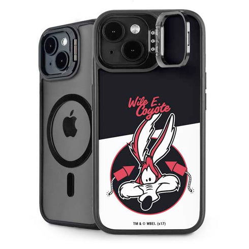 Looney Tunes Retro Wile E Coyote iPhone 14 Kickstand Case