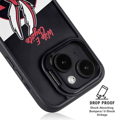 Looney Tunes Retro Wile E Coyote iPhone 14 Kickstand Case