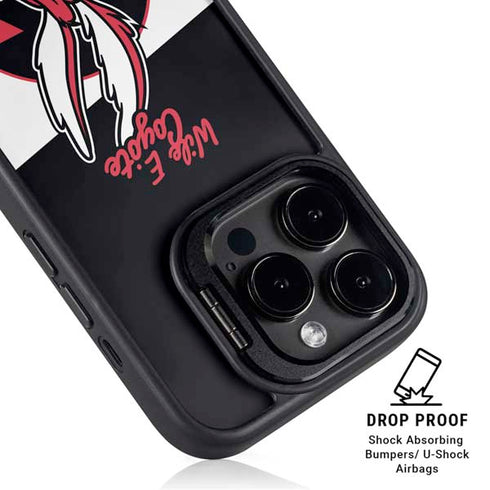 Looney Tunes Retro Wile E Coyote iPhone 14 Pro Kickstand Case