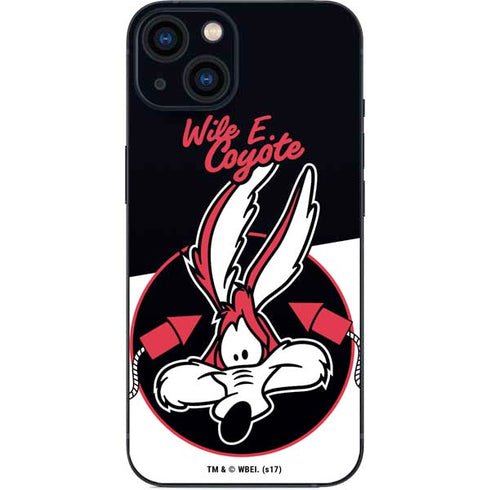 Looney Tunes Retro Wile E Coyote iPhone 15 Skin