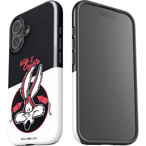 Looney Tunes Retro Wile E Coyote iPhone 16 Impact Case