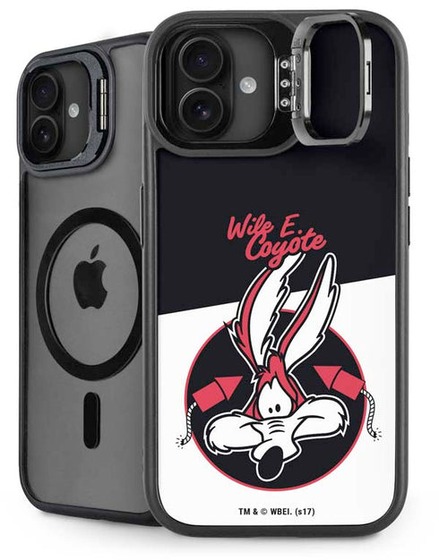 Looney Tunes Retro Wile E Coyote iPhone 16 Kickstand Case