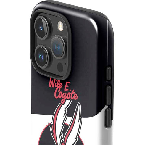 Looney Tunes Retro Wile E Coyote iPhone 16 Pro Max Impact Case