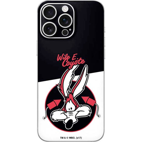 Looney Tunes Retro Wile E Coyote iPhone 16 Pro Max Skin