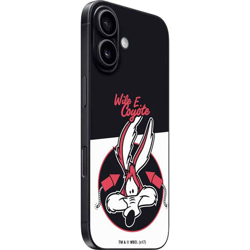 Looney Tunes Retro Wile E Coyote iPhone 16 Skin