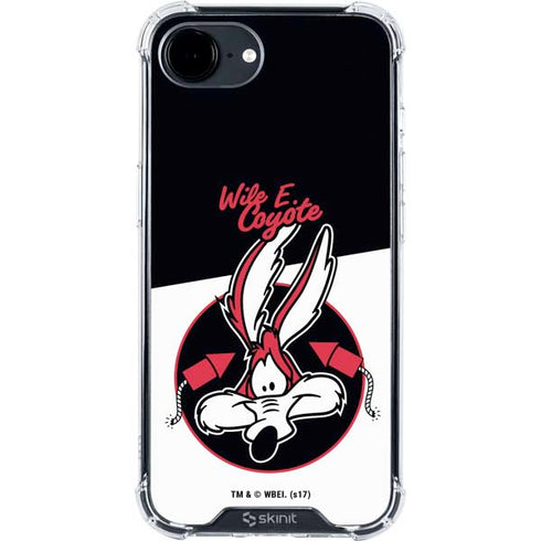 Looney Tunes Retro Wile E Coyote iPhone 16e Clear Case