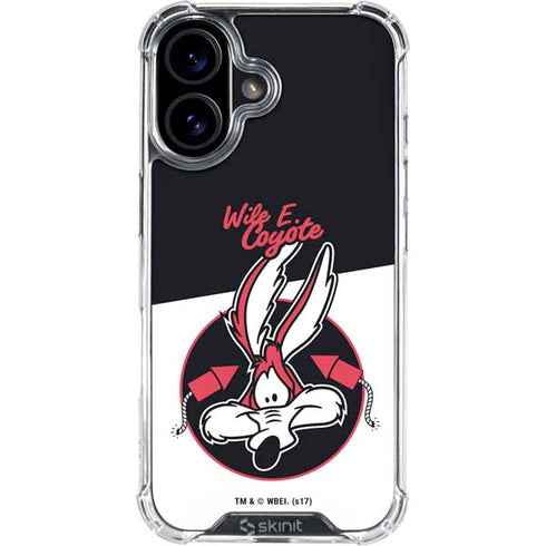 Looney Tunes Retro Wile E Coyote iPhone 17 Clear Case