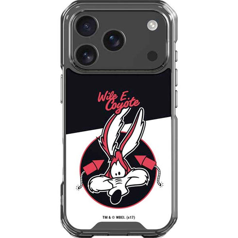 Looney Tunes Retro Wile E Coyote iPhone 18 Pro Clear Case