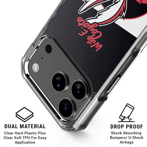 Looney Tunes Retro Wile E Coyote iPhone 18 Pro Clear Case