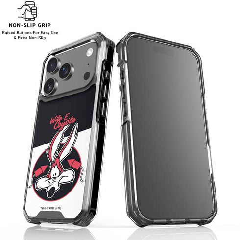 Looney Tunes Retro Wile E Coyote iPhone 18 Pro Clear Case
