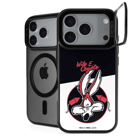 Looney Tunes Retro Wile E Coyote iPhone 18 Pro Kickstand Case
