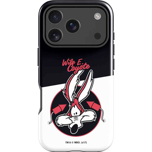 Looney Tunes Retro Wile E Coyote iPhone 18 Pro Max Impact Case