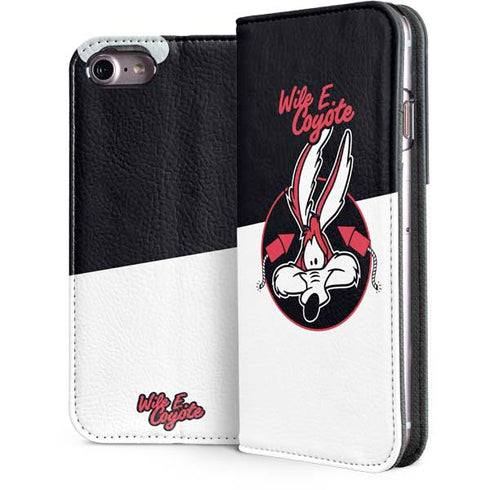 Looney Tunes Retro Wile E Coyote iPhone 7 Folio Case