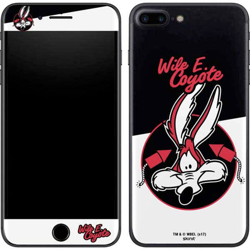 Looney Tunes Retro Wile E Coyote iPhone 8 Plus Skin