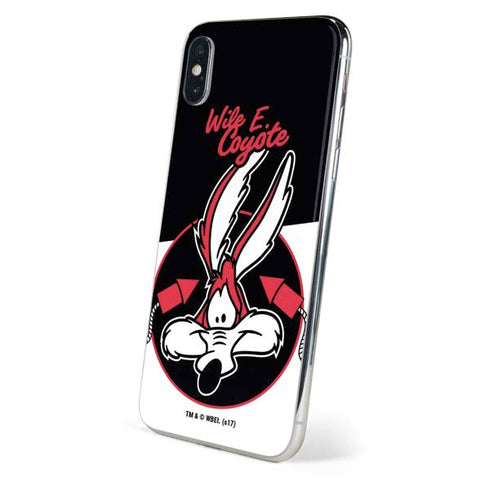 Looney Tunes Retro Wile E Coyote iPhone XS Max Skin