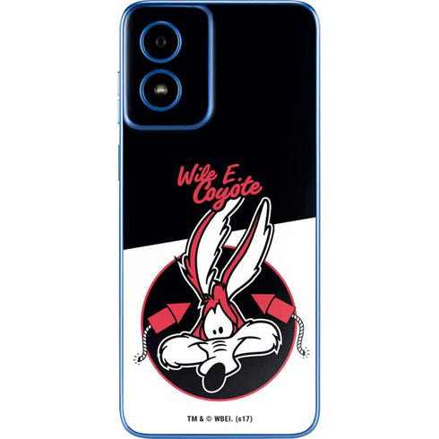 Looney Tunes Retro Wile E Coyote Moto G Play 4G (2024) Skin