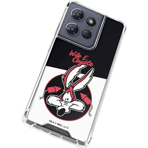 Looney Tunes Retro Wile E Coyote Moto G Play 5G (2025) Clear Case