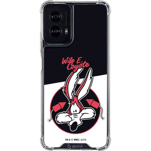 Looney Tunes Retro Wile E Coyote Moto G Power 5G (2024) Clear Case