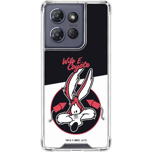 Looney Tunes Retro Wile E Coyote Moto G Power 5G (2025) Clear Case