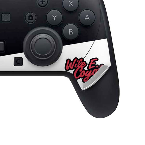 Looney Tunes Retro Wile E Coyote Nintendo Switch 2 (2025) Pro Controller Skin