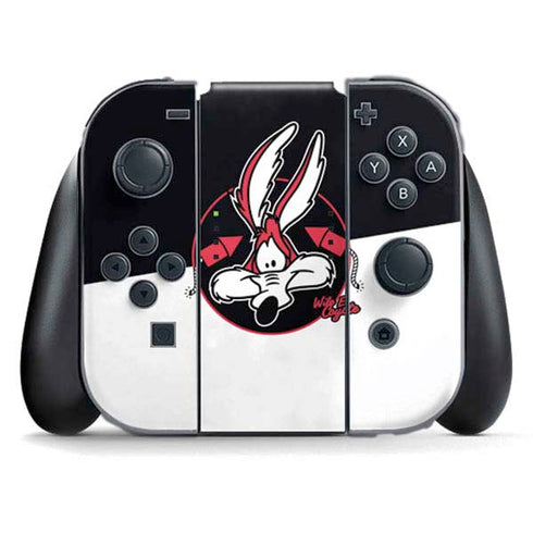 Looney Tunes Retro Wile E Coyote Nintendo Switch (2017-2021) Joy-Con Controller Skin