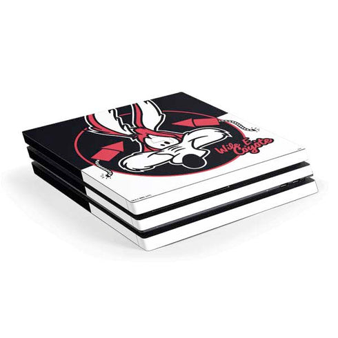 Looney Tunes Retro Wile E Coyote PS4 Pro Console Skin
