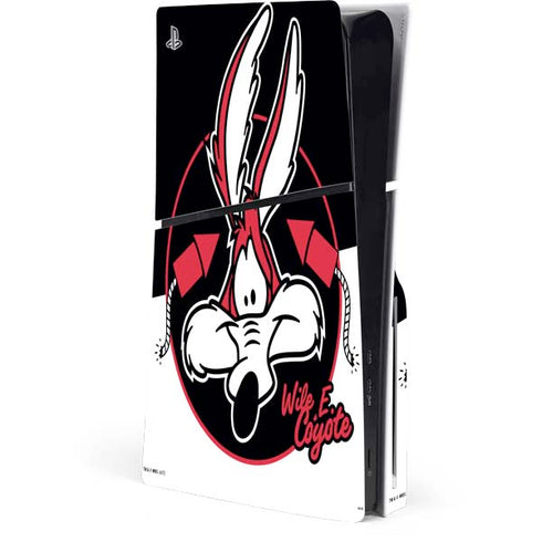 Looney Tunes Retro Wile E Coyote PlayStation PS5 Skins