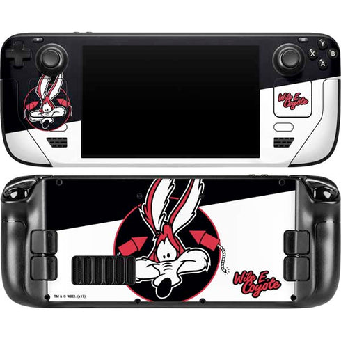 Looney Tunes Retro Wile E Coyote Steam Deck Handheld Gaming Computer OLED Skin